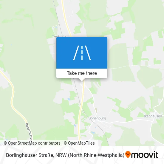 Карта Borlinghauser Straße