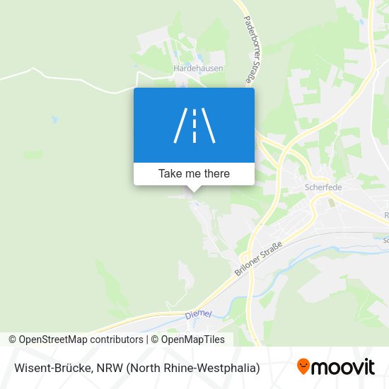Wisent-Brücke map