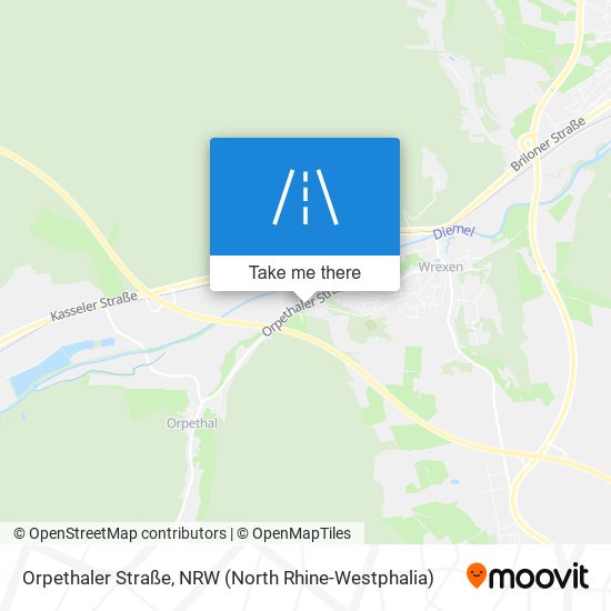 Orpethaler Straße map