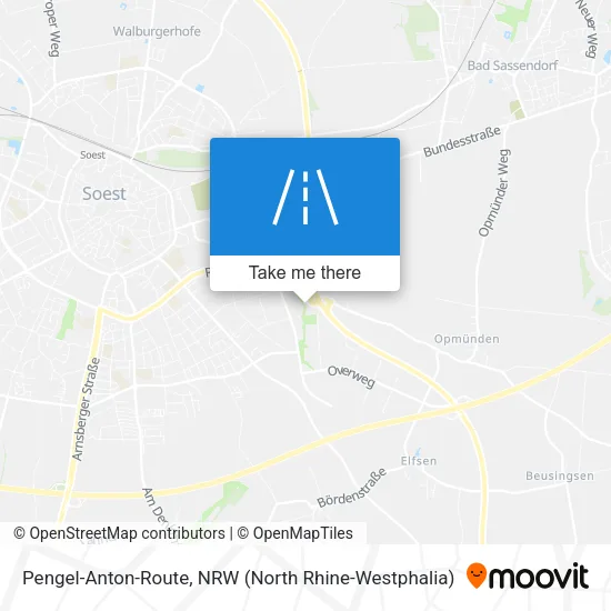 Карта Pengel-Anton-Route