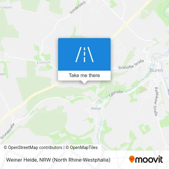 Карта Weiner Heide