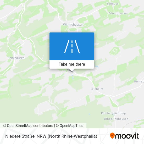 Niedere Straße map
