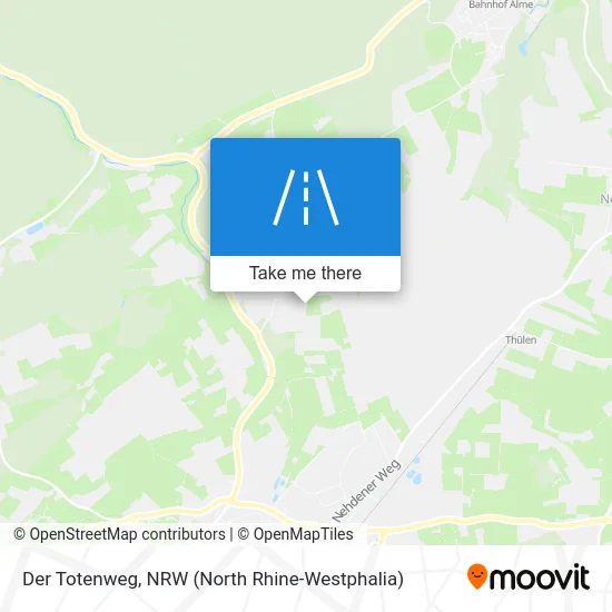 Der Totenweg map
