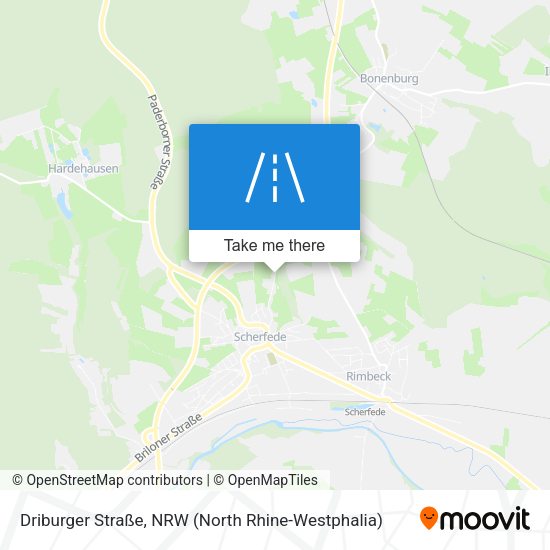 Driburger Straße map