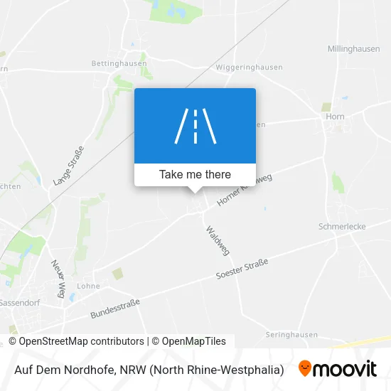 Карта Auf Dem Nordhofe