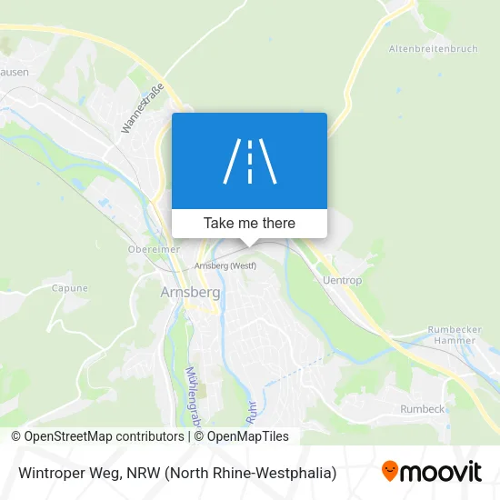 Карта Wintroper Weg