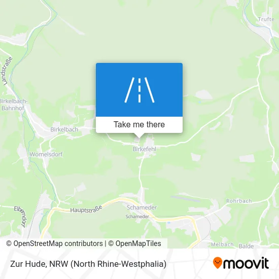 Zur Hude map