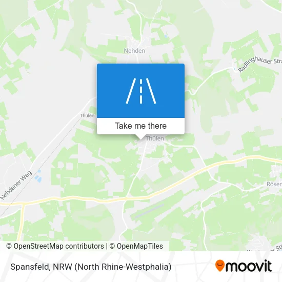 Карта Spansfeld
