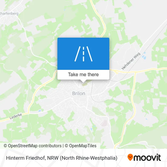 Hinterm Friedhof map