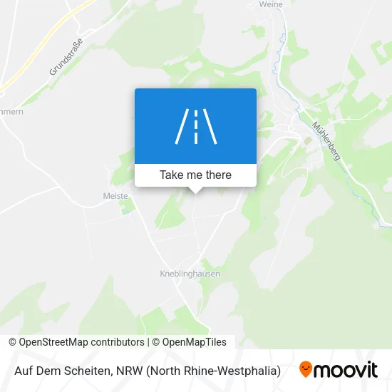 Карта Auf Dem Scheiten