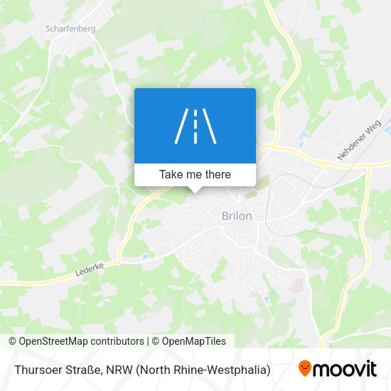 Thursoer Straße map