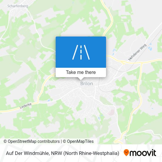 Auf Der Windmühle map