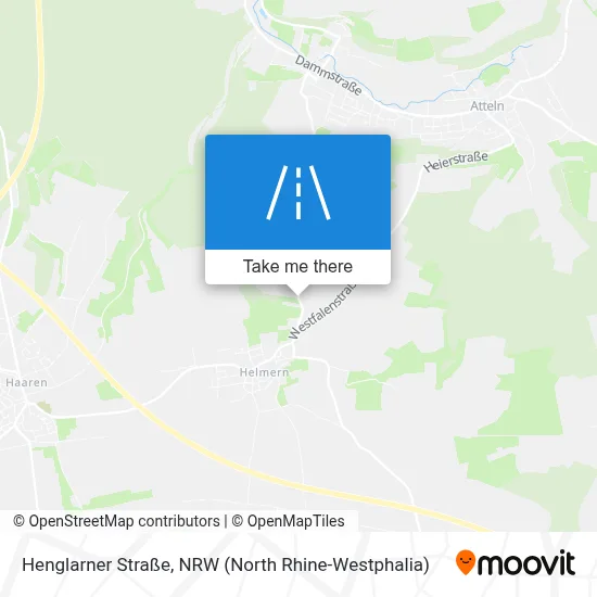 Henglarner Straße map
