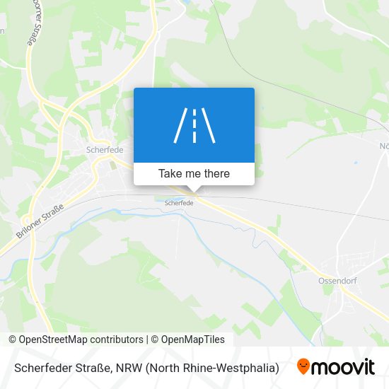 Scherfeder Straße map