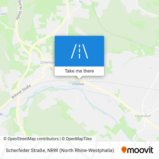 Scherfeder Straße map