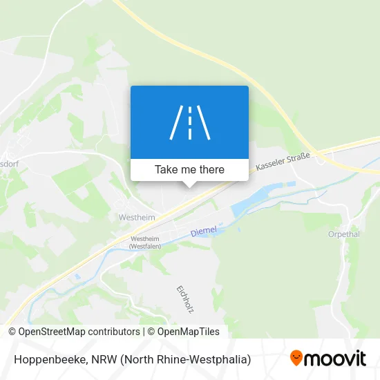 Карта Hoppenbeeke