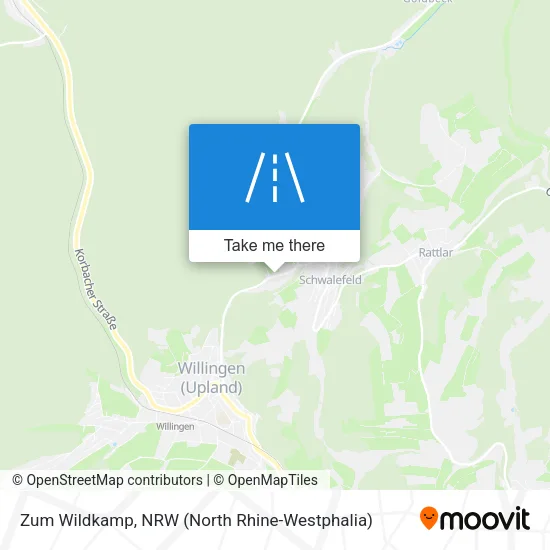Карта Zum Wildkamp