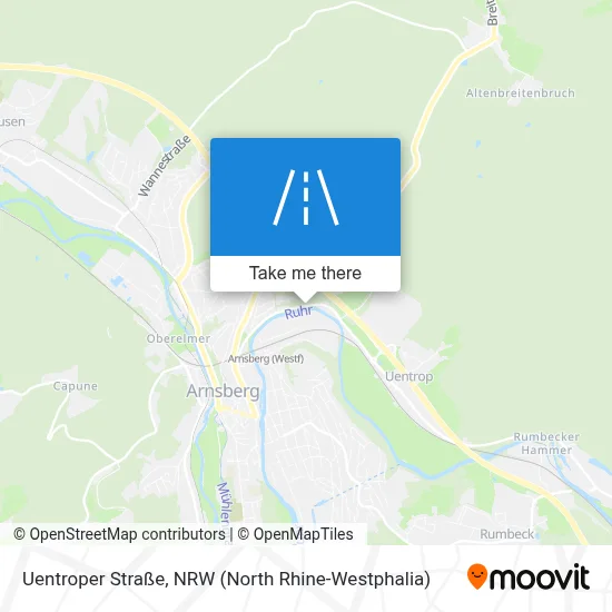 Uentroper Straße map