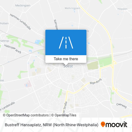 Bustreff Hansaplatz map