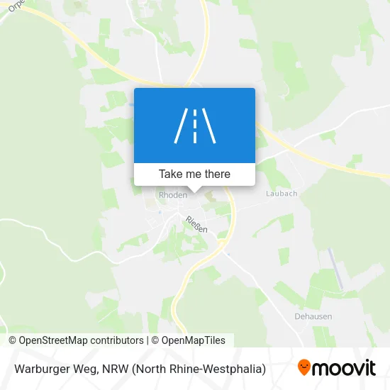 Карта Warburger Weg