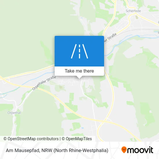 Карта Am Mausepfad