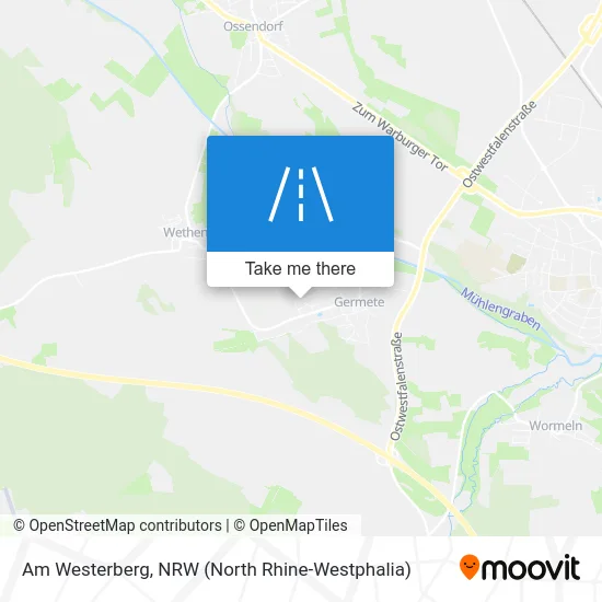 Am Westerberg map