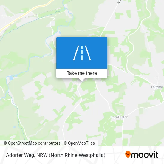 Карта Adorfer Weg