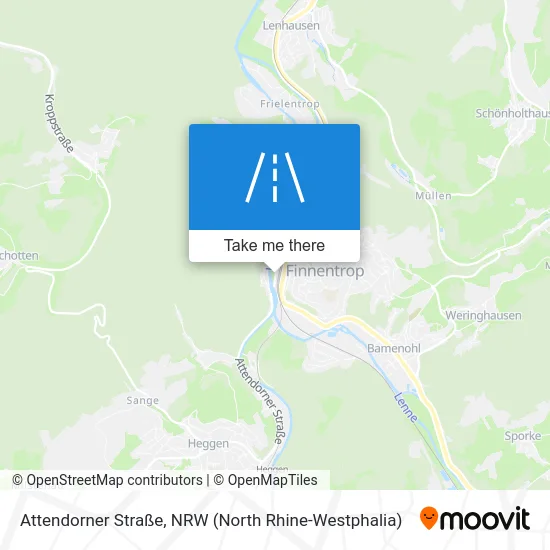 Карта Attendorner Straße