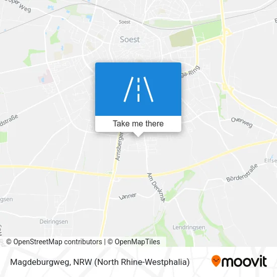 Magdeburgweg map