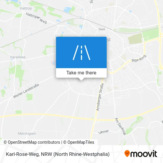 Карта Karl-Rose-Weg