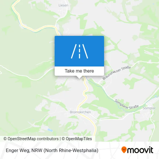 Карта Enger Weg
