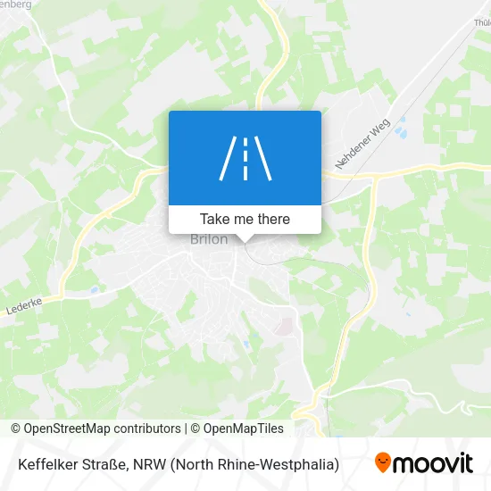Карта Keffelker Straße