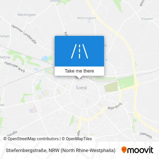 Stiefernbergstraße map