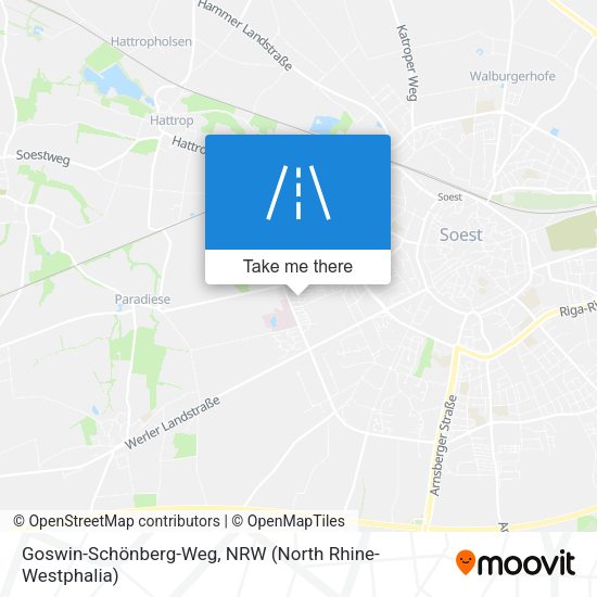 Goswin-Schönberg-Weg map