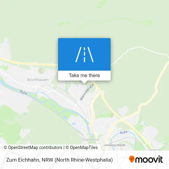 Карта Zum Eichhahn