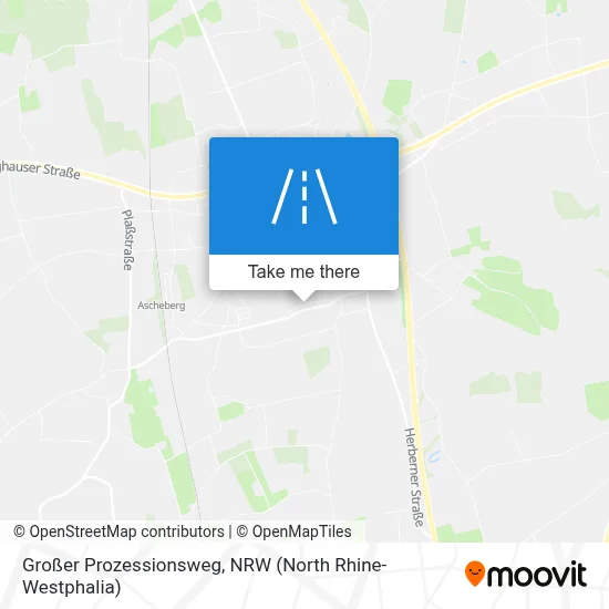 Großer Prozessionsweg map