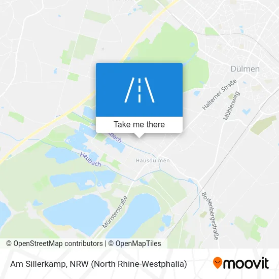 Am Sillerkamp map