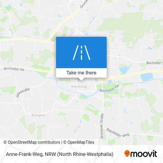 Карта Anne-Frank-Weg