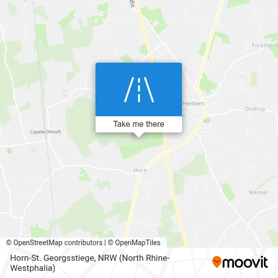 Horn-St. Georgsstiege map