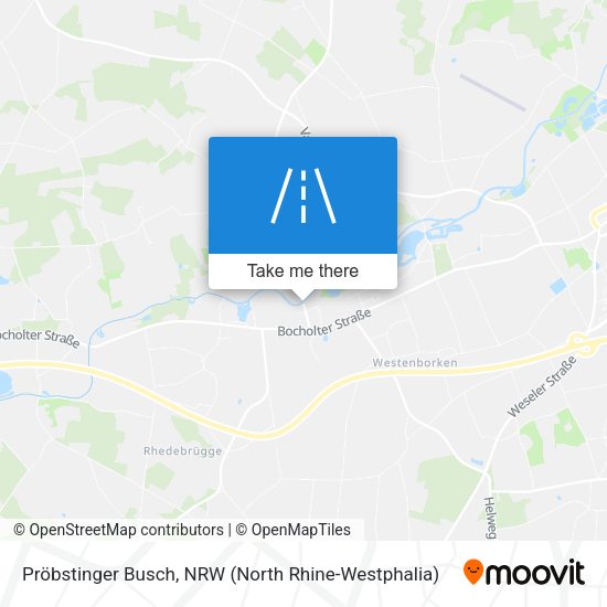 Pröbstinger Busch map