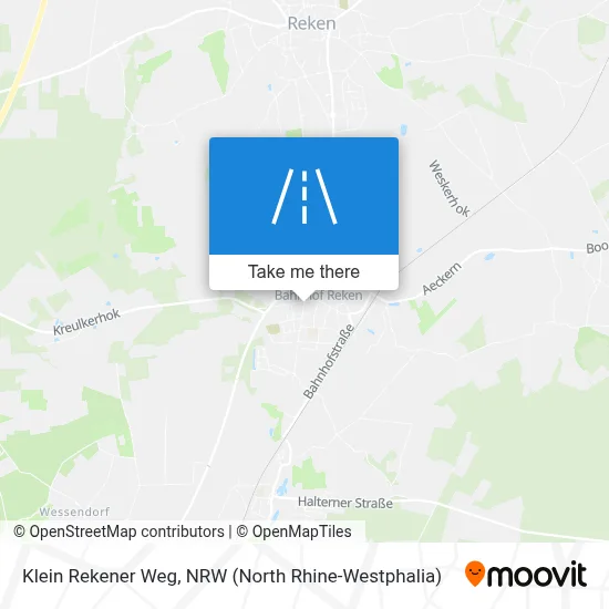 Klein Rekener Weg map