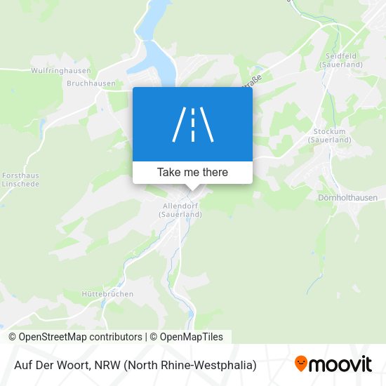 Auf Der Woort map