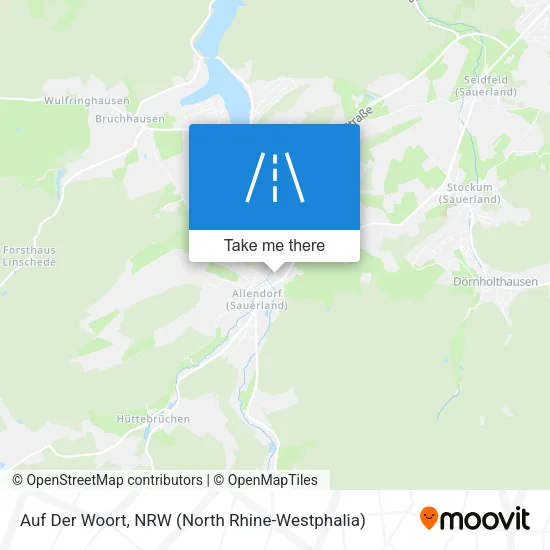Карта Auf Der Woort