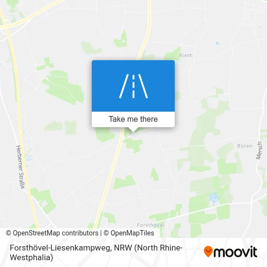 Forsthövel-Liesenkampweg map