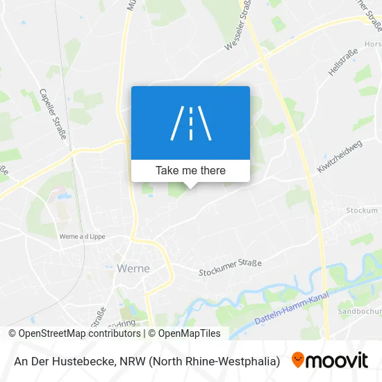 An Der Hustebecke map