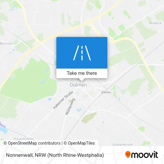 Карта Nonnenwall