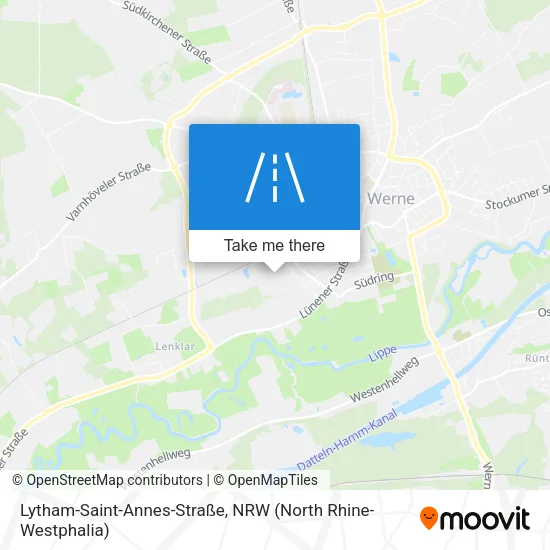 Карта Lytham-Saint-Annes-Straße