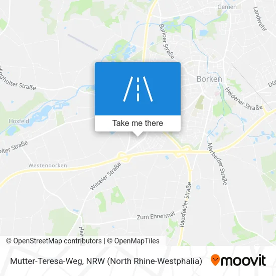 Карта Mutter-Teresa-Weg