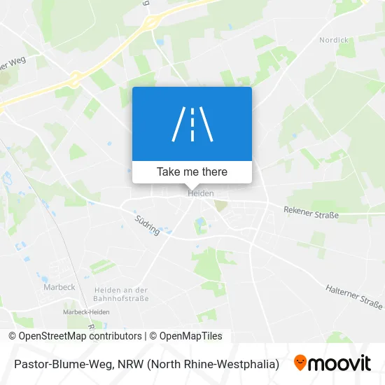 Карта Pastor-Blume-Weg