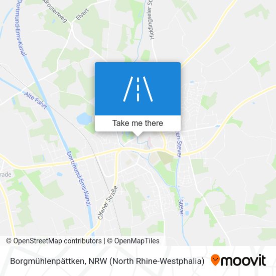 Borgmühlenpättken map